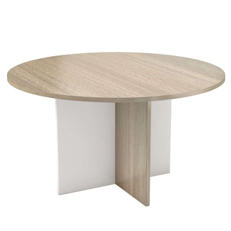 conference table with cross base legs