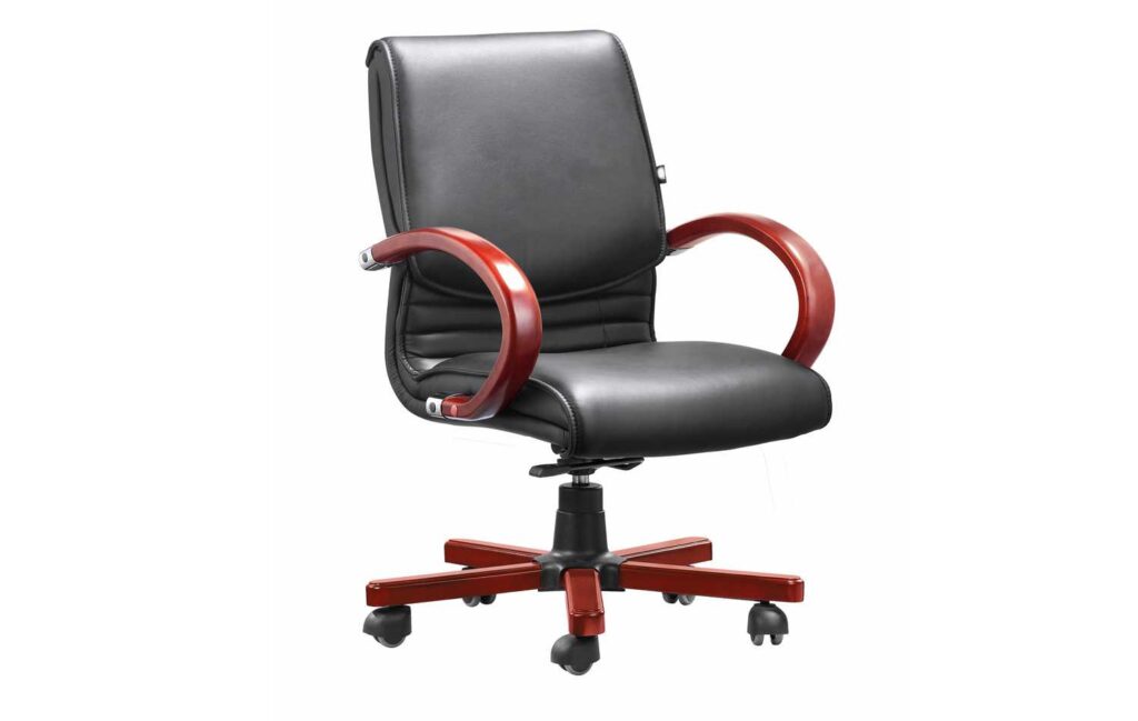 Medium Back Leather Office Chair DB015